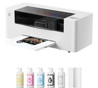 xTool Impresora DTF con Doble Cabezal I1600, A3 356mm, Mantenimiento Automático 24/7, 720×1800 dpi HD, Compatible con Win & Mac Rip, Calibración AI para Todo Tipo de Tejido