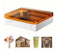 xTool M2 Grabadora Láser 10W con Doble Cámara Integrada, Máquina de Grabado Láser Cerrada Clase 1 per Acrílico, Madera, Cuero y Contrachapado, Máquina de Manualidades DIY para Principiantes