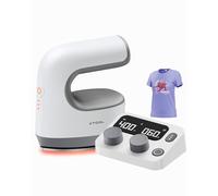 xTool Mini Prensa de Calor Portátil Ultraligera con Control Inalámbrico - Plancha Sublimacion con Calentamiento Rápido, 4 Preajustes Personalizados, Ideal para Camisetas, Zapatos y Vinilo