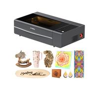 xTool P2S 55W CO2 Láser Cutter, Grabador y Cortador Láser Inteligente, 16MP Doble Cámara Inteligente, Grabado 3D en Superficies Curvas, Crea con Madera, Metal, Acrílico, Vidrio, Tela y Cuero