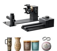 xTool RA3 El Primer Rotatorio Inteligente MagSwap del mundo para xTool P3 / F2 / F2 Ultra UV, Alineación LiDAR 360°, domina el grabado en anillos, vasos y adornos con un sistema inteligente