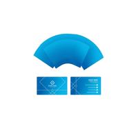 xTool Tarjetas de visita de metal - 60pcs | Azul