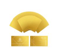 xTool Tarjetas de visita de metal - 60pcs | Oro