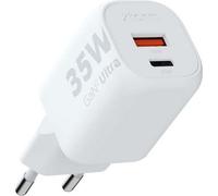 Xtorm Cargador rápido 35W GaN2 Ultra, adaptador, blanco