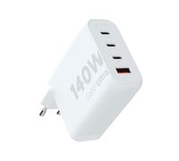Xtorm GaN2-Ultra, 140W, 4 Puertos, tecnología GAN, Power Delivery & Quick Charge, Cargador multipuerto, ABS Reciclado, Compatible con Smartphone, Tablet y Ordenador portátil - Blanco