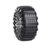 XTRDGHUG 10 Piezas Cadenas para Nieve, para VW Polo 4 MK4 9N 9N3, Antideslizantes para Neumáticos, Cadenas de Seguridad para neumáticos de Invierno,B Black