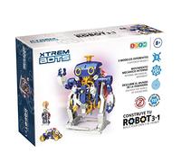 Xtrem Bots - Construye tu Robot para Montar 3 En 1 | Kit Robotica | Robotica Niños 8 Años O Más | Robots para Niños Educativo Stem | Robot Niños | 133 Piezas
