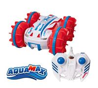 Xtrem Raiders - Aquamax | Coche Teledirigido | Coche Teledirigido Niños 8 Años | Reversible Gira 360º | Ruedas Off-Road Tierra Agua Nieve | Coche RC
