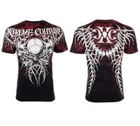 Xtreme Couture Camiseta para hombre Bare Bones Negro, Negro -, Large