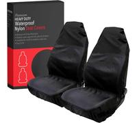 XtremeAuto - Funda para respaldo para furgonetas, extra alta, compatible con airbag y reposabrazos, color negro