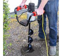 XtremepowerUS 1500W Electric Post Hole Digger Earth Auger Dig Hole Fence Post Hole Digging, Tree Planting with 6" Digging Auger bit Set, 3/4" Shaft