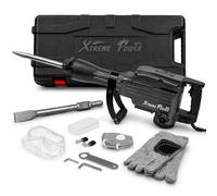 XtremepowerUS - Martillo eléctrico de 2200 W para demolición de hormigón + 2 puntas de cincel con estuche