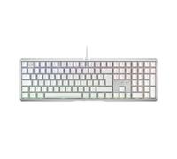 Xtrfy Cherry MX 3.1, Teclado Gaming mecánico, distribución de Teclado francés AZERTY, iluminación RGB, Carcasa de Aluminio, conexión USB-A, switches MX2A Red, Blanco, Disposición Francesa - AZERTY