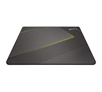 CHERRY XTRFY Alfombrilla de ratón gaming GP1 – Tela 460×400×4 mm, base antideslizante, lavable, negro