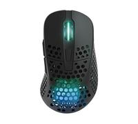 Xtrfy M4 Wireless, Ratón Gaming Inalámbrico Ultraligero, Optimizado para eSports, Radiofrecuencia 2,4 GHz, Iluminación RGB, Ratón Ergonómico Ajustable para Diestros, Recargable, Negro