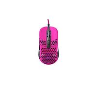 Xtrfy M42 RGB, Ratón Gaming Ultraligero con Cable, Sensor Pixart 3389 de Última Generación, Carcasa Modular (incluye 2 Tamaños), Iluminación RGB Regulable, Pink Edition