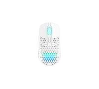 CHERRY XTRFY Ratón gaming M42 Wireless – Ultraligero, 2,4 GHz, RGB, Carcasa modular, Blanco
