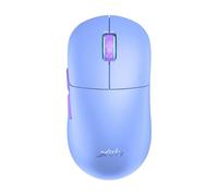Xtrfy M8 Wireless, Ratón Gaming Inalámbrico Ultraligero, Optimizado para eSports, Radiofrecuencia 2,4 GHz, Parte Frontal Extrabaja para Mayor Precisión, Recargable, Frosty Purple