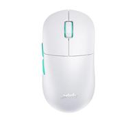 Xtrfy M8 Wireless, Ratón Gaming Inalámbrico Ultraligero, Optimizado para eSports, Radiofrecuencia 2,4 GHz, Parte Frontal Extrabaja para Mayor Precisión, Recargable, Blanco