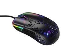 Xtrfy MZ1, Ratón Gaming Ultraligero con Cable, Sensor Pixart 3389 de Última Generación, Forma Única para Apuntar con Precisión, Iluminación RGB Regulable, Zy’s Rail Edition