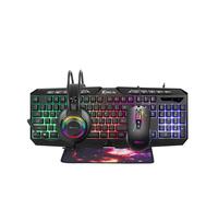 Xtrike Me Dream My Life CMX-410 Pack (Keyboard + Headset + Mouse + Mouse Pad) - Black
