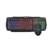 Xtrike Me Dream My Life Teclado + Ratón Gamers - Retroiluminado, MK-805KIT, Negro