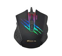 Xtrike me GM-203 ratón Gaming óptico con dpi Ajustable (2400/1600 / 1200/800), 6 Botones, retroiluminado, Negro
