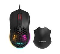 xtrike me GM316 RGB Gaming Mouse - Sensor óptico de 7.200 dpi - Cubiertas Superiores Desmontables - Ligero Solo 67G