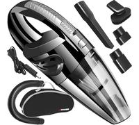 Xtrobb Aspiradora de mano recargable sin bolsa, filtro HEPA ligero 22149