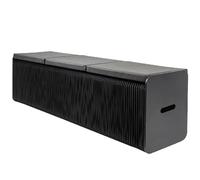 Xtroml Silla Plegable de Papel Acordeón Asiento con Estructura de Panal se Convierte en Mesa de Café, Banco o Taburete para Calzado Mueble Multifuncional para Hogar,Black-32×37×135cm