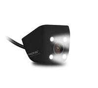 Xtrons Cámara de visión trasera HD de gran angular de 170°, impermeable, con sensor de imagen CMOS, cámara AHD de 720P y luz LED fuerte de cuatro ojos (CAM009S)