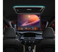 XTRONS Reproductor de Techo de Coche de 14 Pulgadas, Monitor de Montaje en Techo de Coche HD Amplio, Altavoces estéreo Integrados, Monitor de Coche abatible Superior, Compatible con Entrada HDMI USB