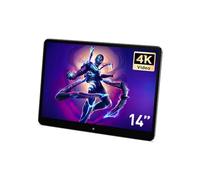 XTRONS Reproductor de video 4K 14 pulgadas, Android 4 GB/64 GB, reposacabezas con Wi-Fi giratorio IPS QHD, pantalla táctil