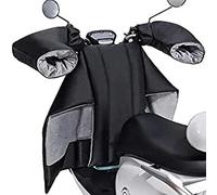 xtsfx Delantal de Moto, Protector para piernas de Scooter, Impermeable, frío e Impermeable, en Invierno, con Guantes Reflectantes con Manillar, cubrepiernas y Rodilleras