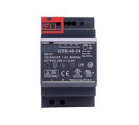 XTSQUHPNH HDR-60-24 DC 24V 2.5A 60W Ultra Slim Step Shape DIN Rail Power Supply