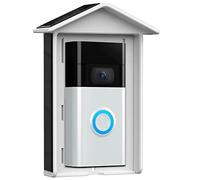 XTU Cargador Solar para Timbre Inalámbrico con Cámara Compatible con Ring Timbre de Vídeo (versión 2020), Alimentado por Batería de Videoportero Inalámbrico (Tipo C), Impermeable, Carga Solar