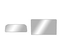 Xtufxkch Navegación Protector Pantalla Para VW Para Golf 8,5 Para Tiguan 3 Para Passat B9 ID. Para Cupra Para Formentor Protector Pantalla Navegación Coche GPS 12,9 Pulgadas(Set)