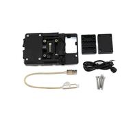 Xtufxkch Teléfono Soporte Nav para BMW para F850GS para Adventure F 850 GS para ADV 2018 2019 Soporte Motocicleta Teléfono Inteligente GPS Navegación Clip(USB Phone Holder)