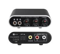 XTUGA PH3 Gaming DAC Amplificador de auriculares estéreo mini portátil convertidor de audio USB tipo C a RCA apto para PC/PS4/PS5/Mac