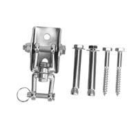 XTUJGJKV 360 Degree Rotating Stainless Steel Swing Hook, Heavy Duty Swing Hanger for Hammock Chair and Punching Bag, Indoor Outdoor Swing Hardware with Expansion Bolts for Wood or Concrete