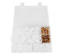 XTUJGJKV 40 Set 2.8mm Male and Female Wire Connector Kit, Multi - Way Electrical Terminal Set with Fixed Hook for Automotive Motorcycle ATV Boat Wiring, 2 3 4 6 Way Housing Connector Set