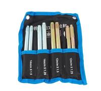 XTUJGJKV 8 Pcs Pasadores Metálicos de Alineación de Rueda, Herramientas de Equilibrio para Cambio de Neumáticos con Pernos, Juego Universal con 4 Tamaños para Coches PSA