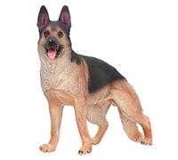 XTUJGJKV Figura de Pastor alemán, Juguete de Modelo de Perro de simulación, Figura educativa de Pastor alemán Realista con Detalles realistas para el Aprendizaje de los niños y la decoració