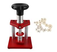 XTUJGJKV Herramienta de prensado para cubierta trasera de reloj con bisel de cristal preciso de tipo tornillo, con 20 troqueles, compatible con 5500A y 5500C, control manual de la presión p