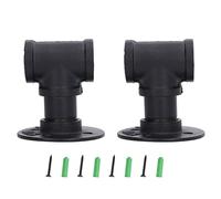 XTUJGJKV Paquete de 2 botelleros de Vino montados en la Pared, Soporte para Colgar Vino con diseño de tubería de Agua, botellero de Hierro Resistente para Almacenamiento, Incluye Tornillos