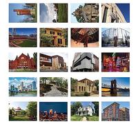 xtvinvm US City Cincinnati Ohio - Tarjetas postales de viaje de todo el mundo, paquete de postales vintage para correo, tarjetas postales de negocios, Navidad, vacaciones, cumpleaños, con lado de