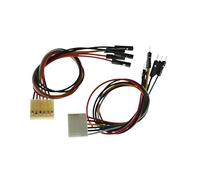 XTVKFWJAB 10 Uds KF2510 2,54mm 1P Cable conector macho hembra 20cm 2-6Pin Cable Terminal conexión eléctrica línea de ensayo(6P,TO DUPONT MALE_20CM)