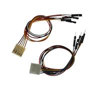 XTVKFWJAB 10 Uds KF2510 2,54mm 1P Cable conector macho hembra 20cm 2-6Pin Cable Terminal conexión eléctrica línea de ensayo(5P,TO DUPONT MALE_20CM)