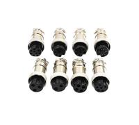XTVKFWJAB 2 uds Gx12 Gx16 Gx20 2 3 4 5 6 7 8 9 10 12 14 15 Pin macho hembra Cable Lc conector Circular de aviación enchufe(Female-2PCS,GX20,7P)