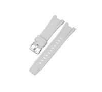 XTVKFWJAB Accesorios for relojes: Correa de goma for hombre, compatible con GST Heart Of Steel B100 GST-S110/W300/410, correa acero inoxidable for mujer(Beige)